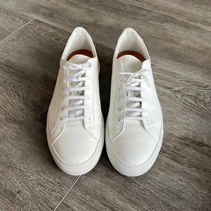 Common Projects Achilles leather sneakers pebble white mens eu45